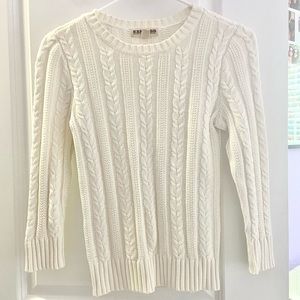Express White Sweater